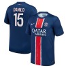 Paris Saint-Germain Danilo Pereira 15 Domácí 2024-25 - Fotbalové Dresy (S/S) Paris Saint-Germain Danilo Pereira 15 Domácí 2024-25 - Fotbalové Dresy (S/S)
